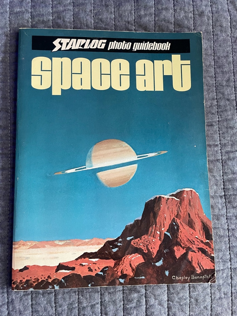 Vintage1978 Space Art Starlog Photo Guidebook Ron Miller Chesley Bonestell Sci